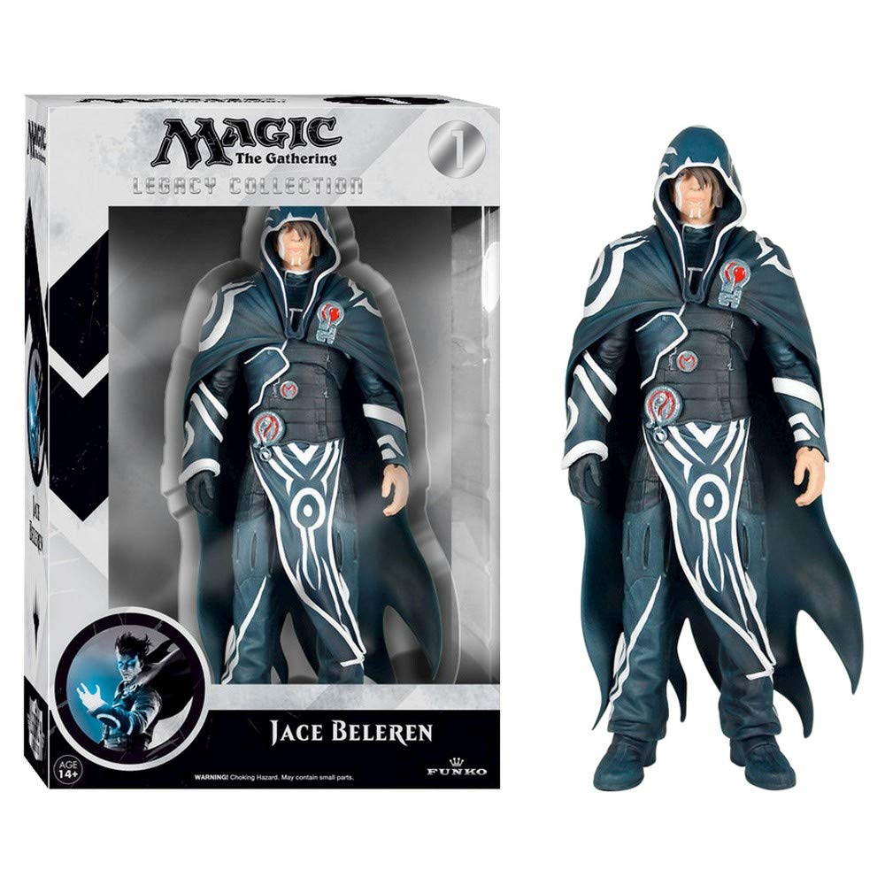 Magic The Gathering Jace Beleren Vinyl Figure - Legacy Collection - Collectible Gaming Toy for MTG Fans & Tabletop RPG Enthusiasts - Perfect for Display, Gifts & Game Nights
