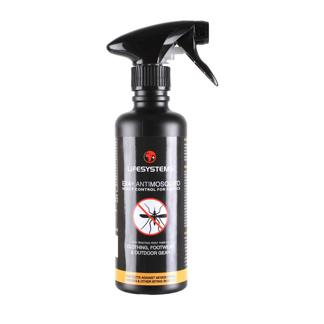 Lifesystems EX4 Insect Repellent Fabric Spray 350ml - Long Lasting Mosquito & Bug Protection for Outdoor Gear, Camping, Hiking & Travel