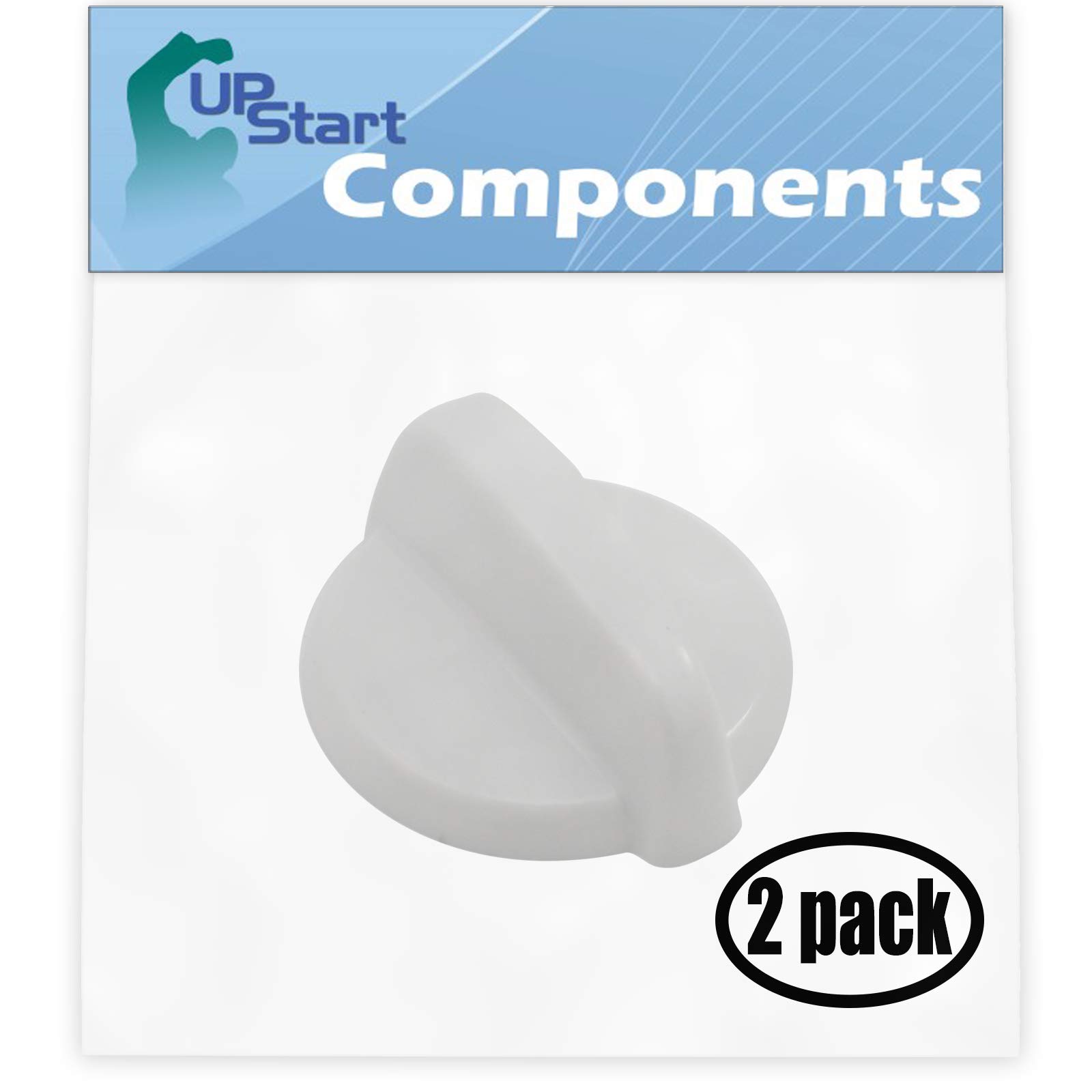 2 Pack WB03T10282 Replacement Control Knobs for General Electric JBP35DM1WW Electric Range - Perfect for Stove, Oven, and Cooktop Repair & Maintenance