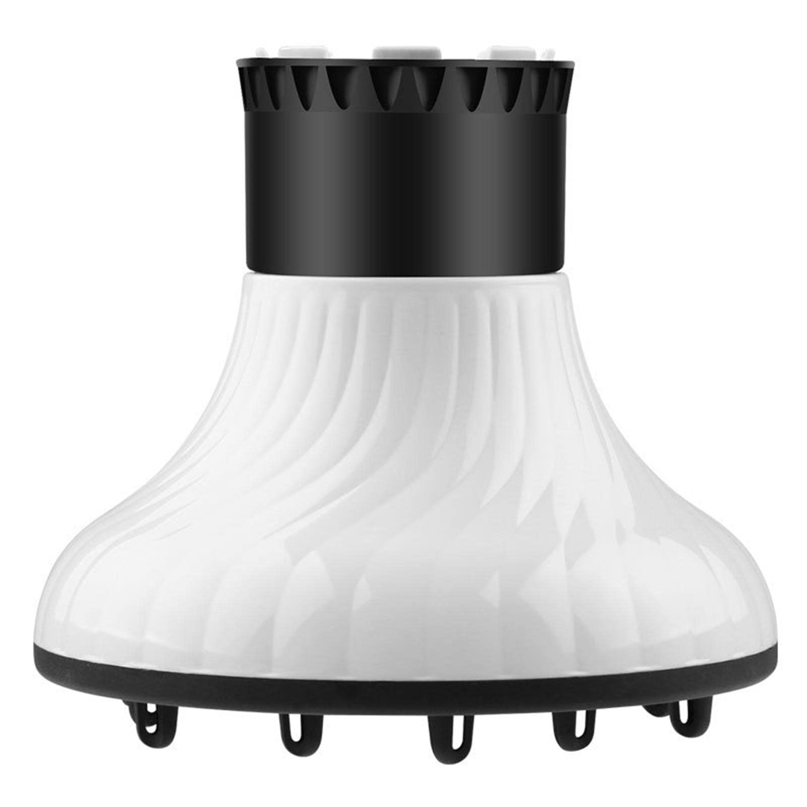 LOOM TREE Hair Dryer Diffuser Attachment for Curly & Wavy Hair - White Universal Blow Dryer Diffuser for Frizz-Free Styling | Perfect for Home Salon Use & Travel