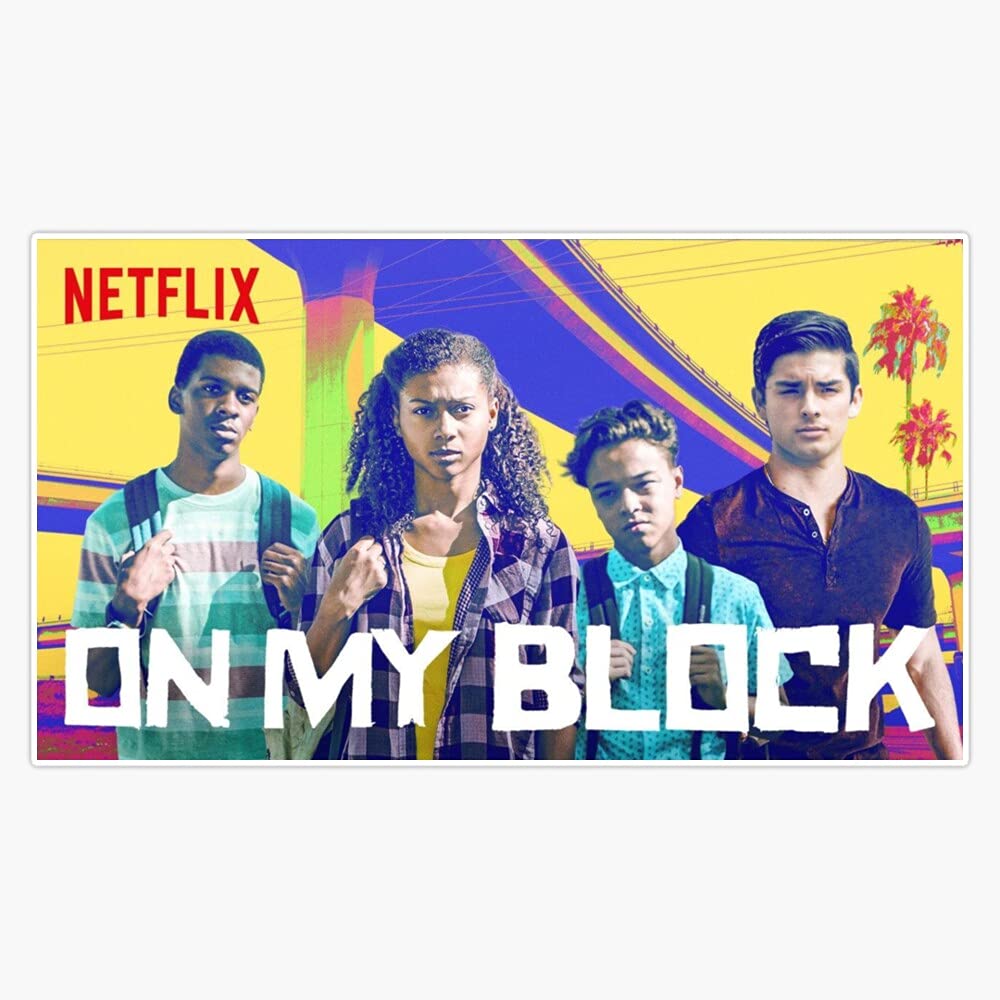 On My Block Vinyl Sticker - Waterproof, Durable Bumper & Laptop Decal (5 Inch) - Perfect for Cars, Windows, Laptops & DIY Projects