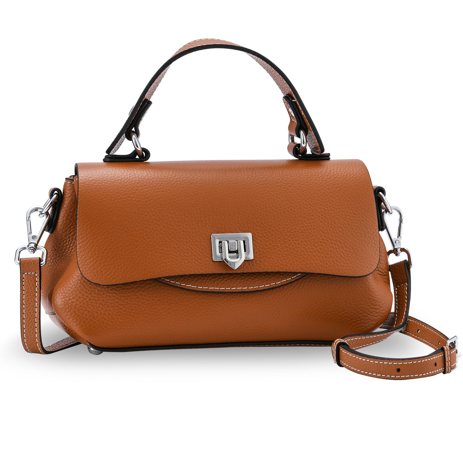 Yonami Genuine Leather Crossbody Bags for Women - Stylish Designer Shoulder Handbags & Small Purses - Perfect for Work, Travel, and Everyday Use