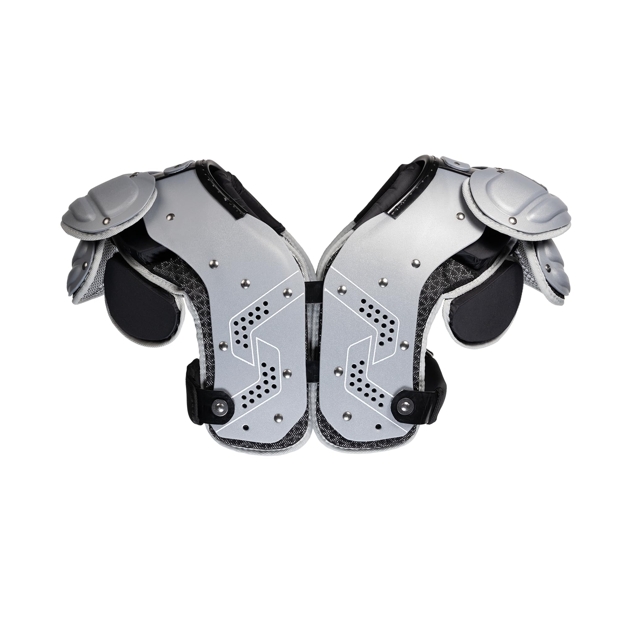Schutt XV Line Football Shoulder Pads - Offensive & Defensive Lineman Protection Gear for High Impact Play | Ideal for Tackle Football Practice & Games