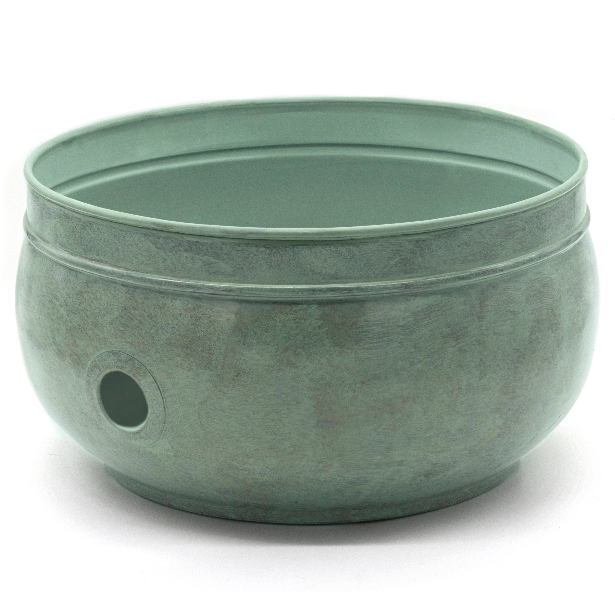 Sonoma Hose Pot - Blue Verde Outdoor Watering Can for Garden, Patio & Lawn Care | Durable & Stylish Watering Solution