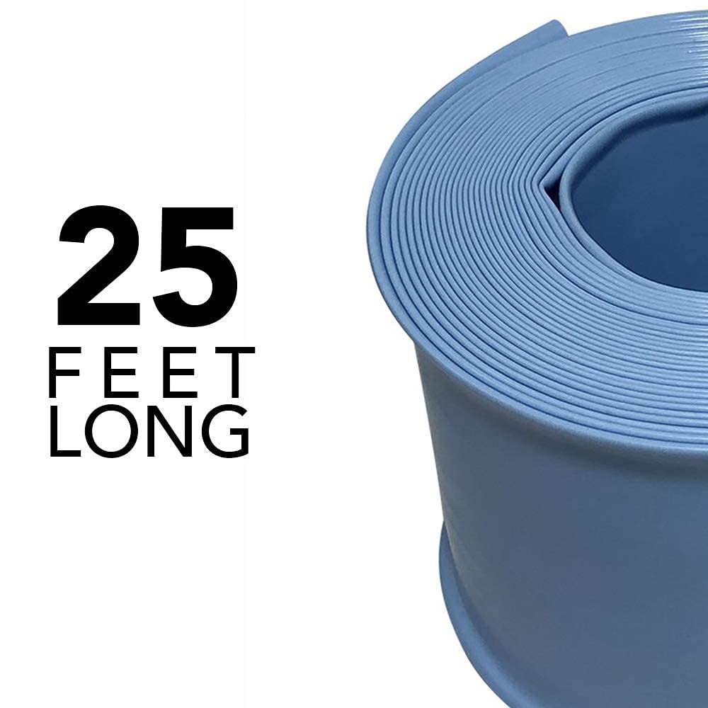 Durable 2x25ft Pool Filter Hose - Backwash & Drain - Weather Resistant