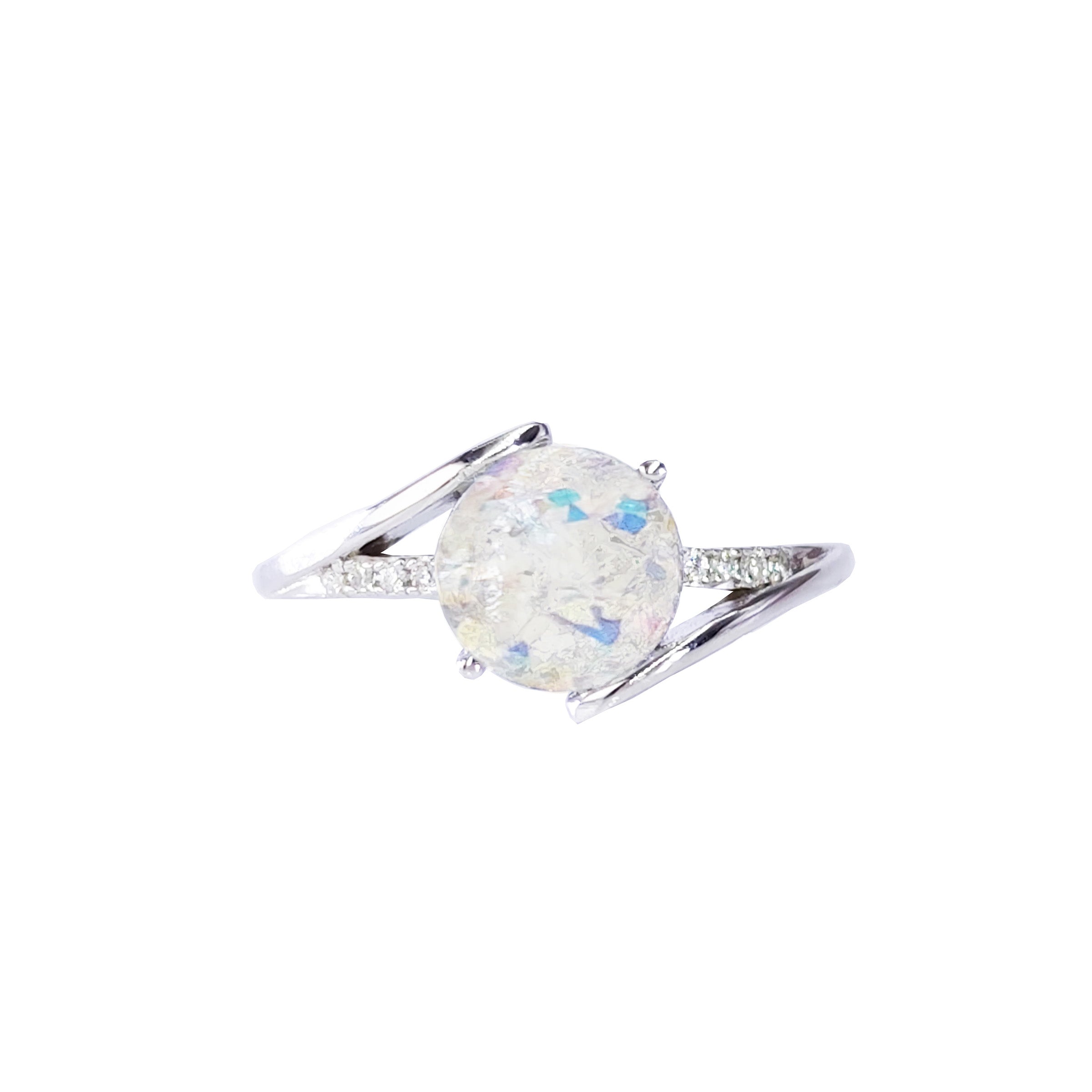 Sacred Remembrance Ashes Ring - Memorial Jewelry for Loved Ones - Perfect for Cremation Keepsake, Funeral, and Remembrance Ceremonies