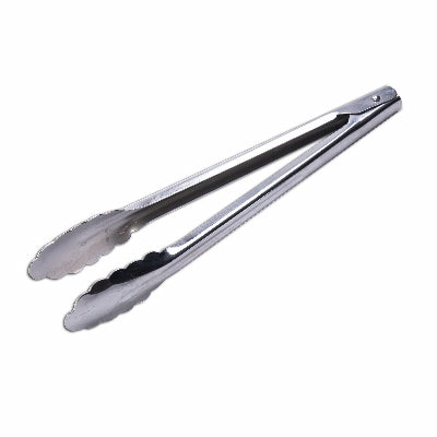 Premium 12-Inch Stainless Steel Kitchen Tongs - Heavy Duty Cooking Tongs for Grilling, BBQ, Serving & Salad Tossing - Perfect for Restaurants, Home Chefs & Outdoor Cooking