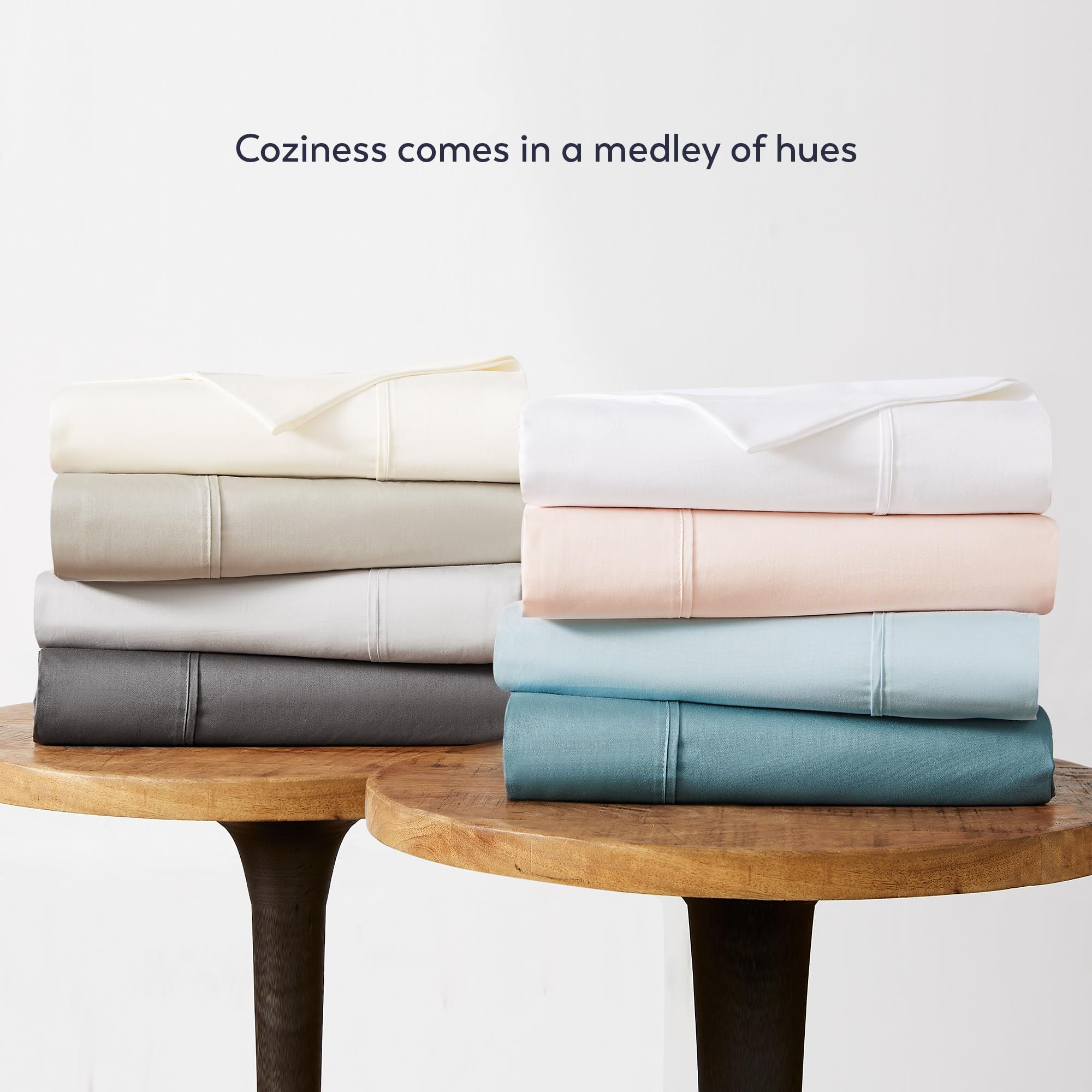 Premium 100% Cotton Full Size Sheet Set - 400 Thread Count, Wrinkle-Resistant, Soft Sateen Weave - Hotel Quality Bedding with Deep Pocket Fitted Sheet (4-Piece Set, White) for Luxurious Comfort in Bedrooms, Guest Rooms & Vacation Rentals