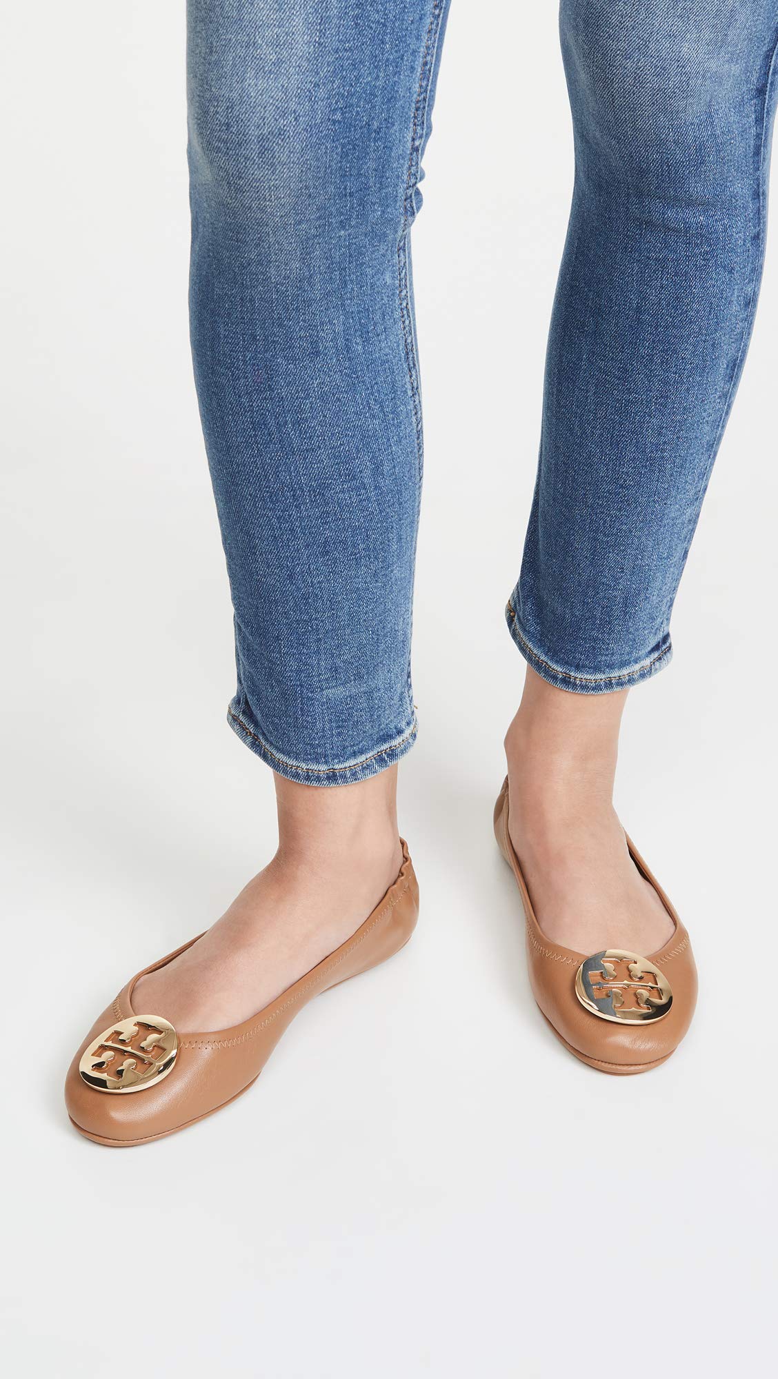 Tory Burch Women's Minnie Travel Ballet Flats - Comfortable & Lightweight Slip-On Shoes for Women | Perfect for Travel, Work & Everyday Wear