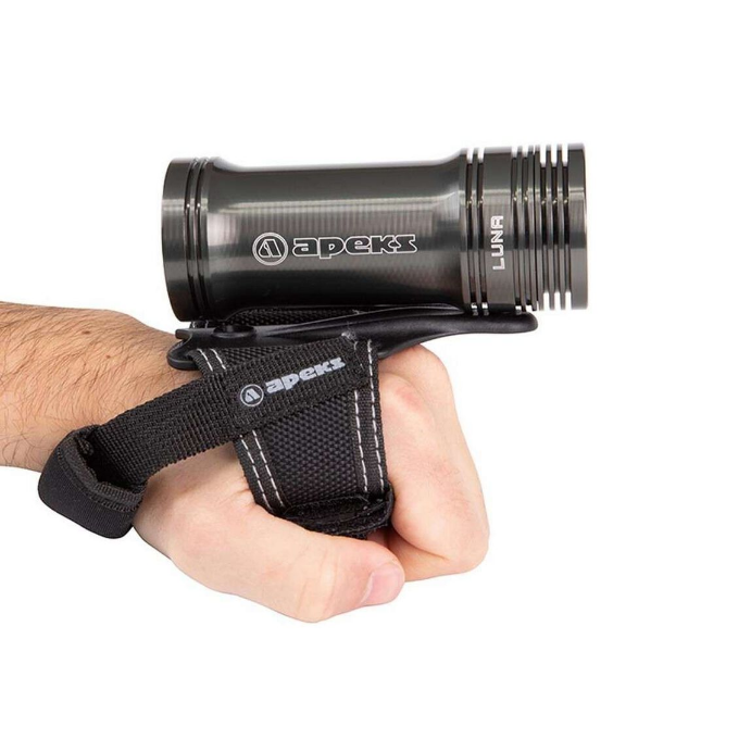 Apeks Luna Primary Underwater Light - Professional Dive Flashlight for Scuba Diving, Spearfishing & Night Snorkeling | Waterproof & High Lumens