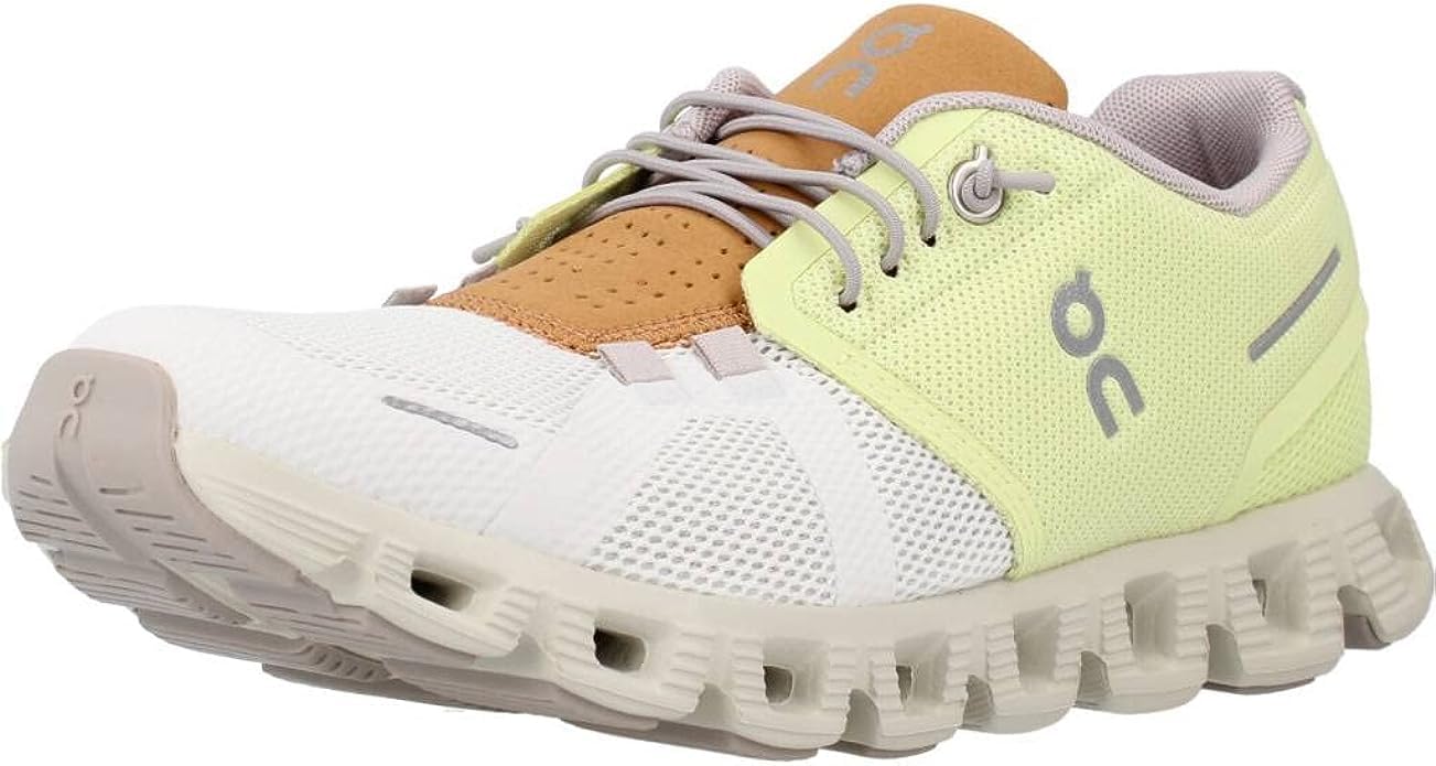 Women's Cloud 5 Running Shoes - Lightweight & Comfortable Sneakers for Women in Hay/Ice Color, Size 6.5 | Perfect for Jogging, Gym Workouts & Everyday Wear
