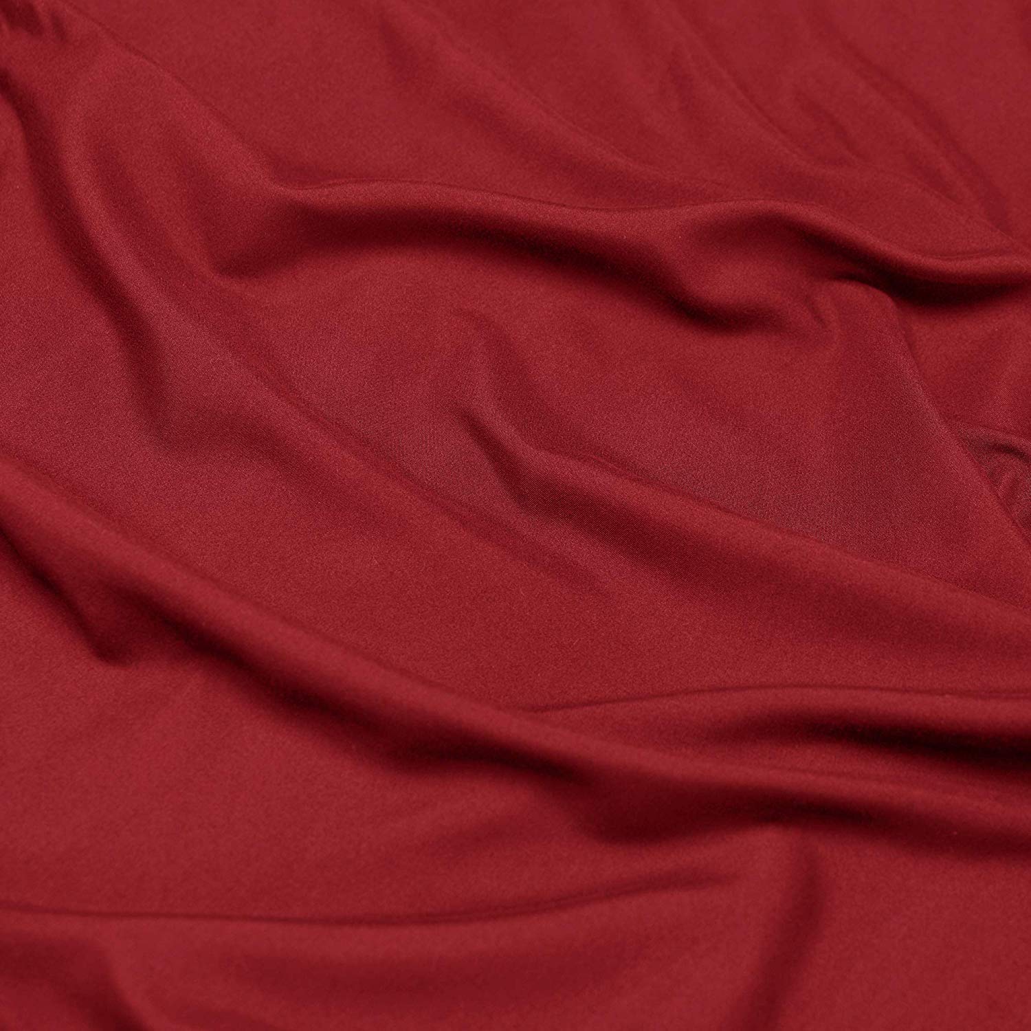 Premium 500 GSM Organic Cotton Duvet Cover & Comforter Set - 1100 Thread Count, Burgundy Twin, 2-Piece Bedding Set for Ultimate Comfort | Perfect for Guest Rooms, Dorms & Cozy Bedrooms