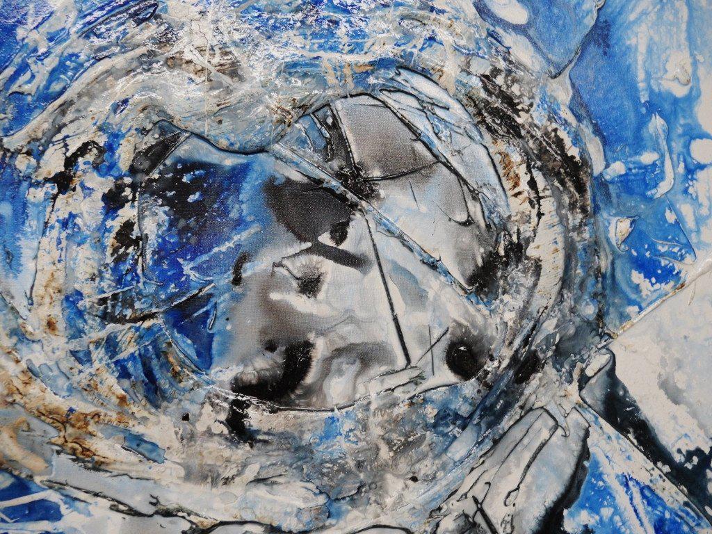 Ocean Deep 160cm x 100cm Blue Abstract Canvas Wall Art - Modern Home Decor for Living Room, Bedroom & Office