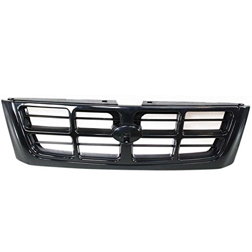 98-00 Subaru Forester (L, Base) 2.5L Textured Black Plastic Front Grill Grille Assembly - Perfect Replacement for Off-Road & Daily Driving