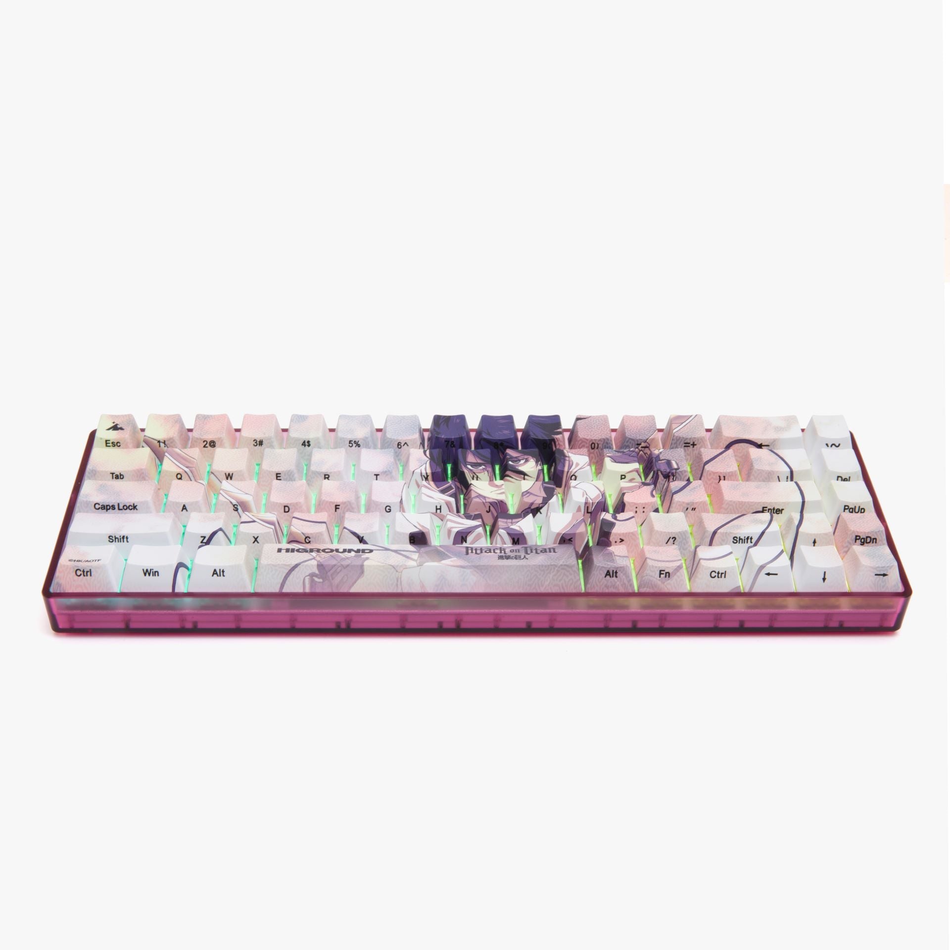 AOT2 x HG Basecamp 65% Mechanical Keyboard - MIKASA Edition | Compact 65% Layout for Gaming & Typing | Perfect for Esports, Office Work & Programming