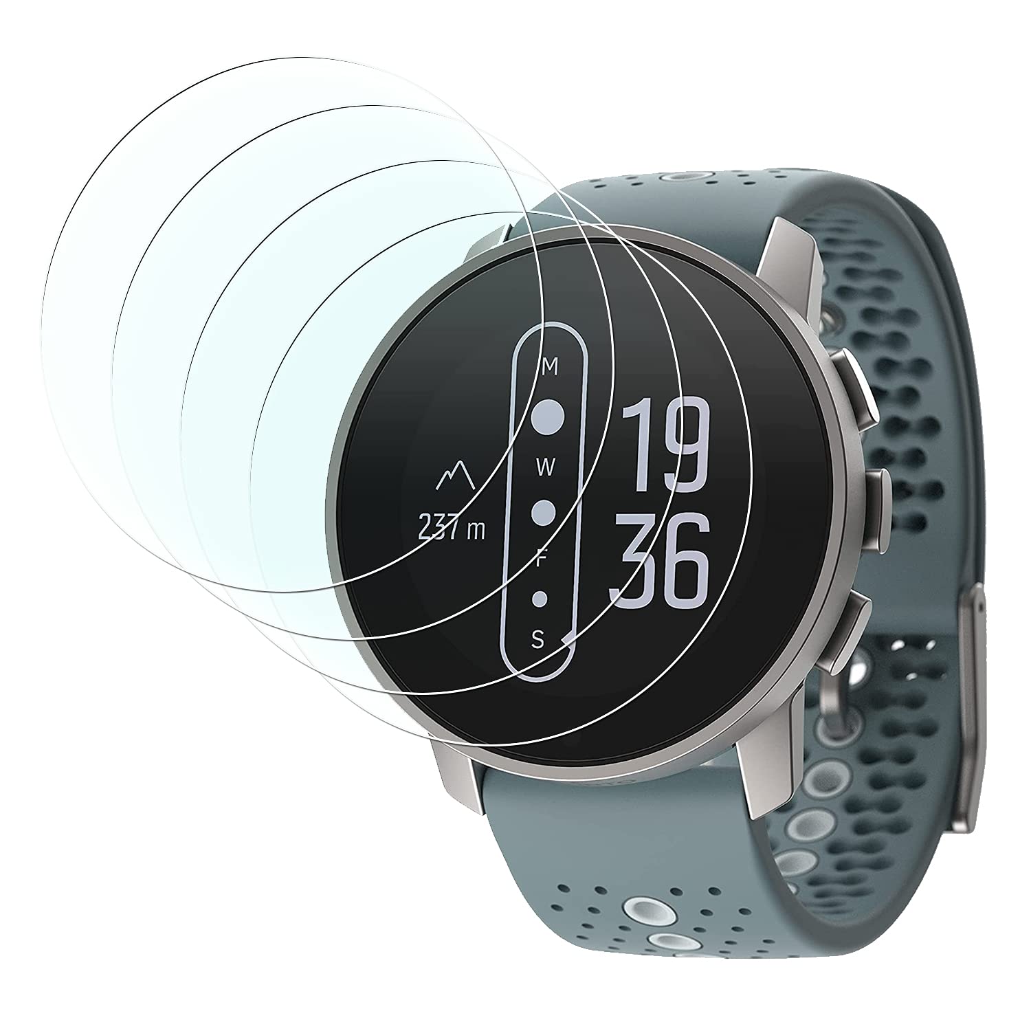 SUUNTO 9 Peak 43MM Tempered Glass Screen Protector - 4 Pack for Outdoor Sports