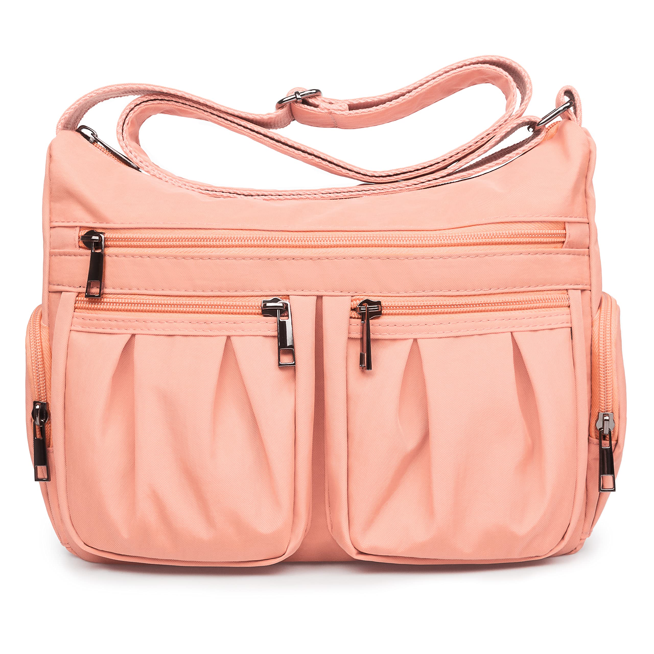 Waterproof Nylon Crossbody Bags for Women - Lightweight Travel Shoulder Purse with Multiple Pockets | Perfect for Daily Commute, Shopping & Vacation