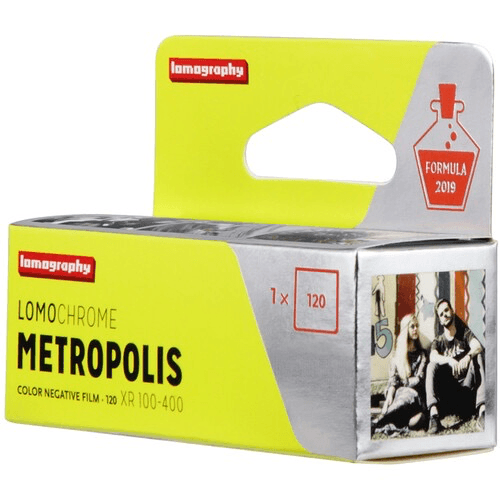 Lomography LomoChrome Metropolis 100-400 Color Negative Film 120 Roll Film - Perfect for Urban Photography, Street Scenes & Creative Portraits