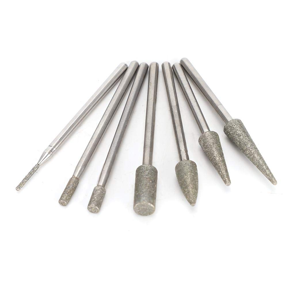 Conair Nail Drill Bits Set - 6Pcs Diamond Sand Grinding Heads for Professional Manicure & Pedicure
