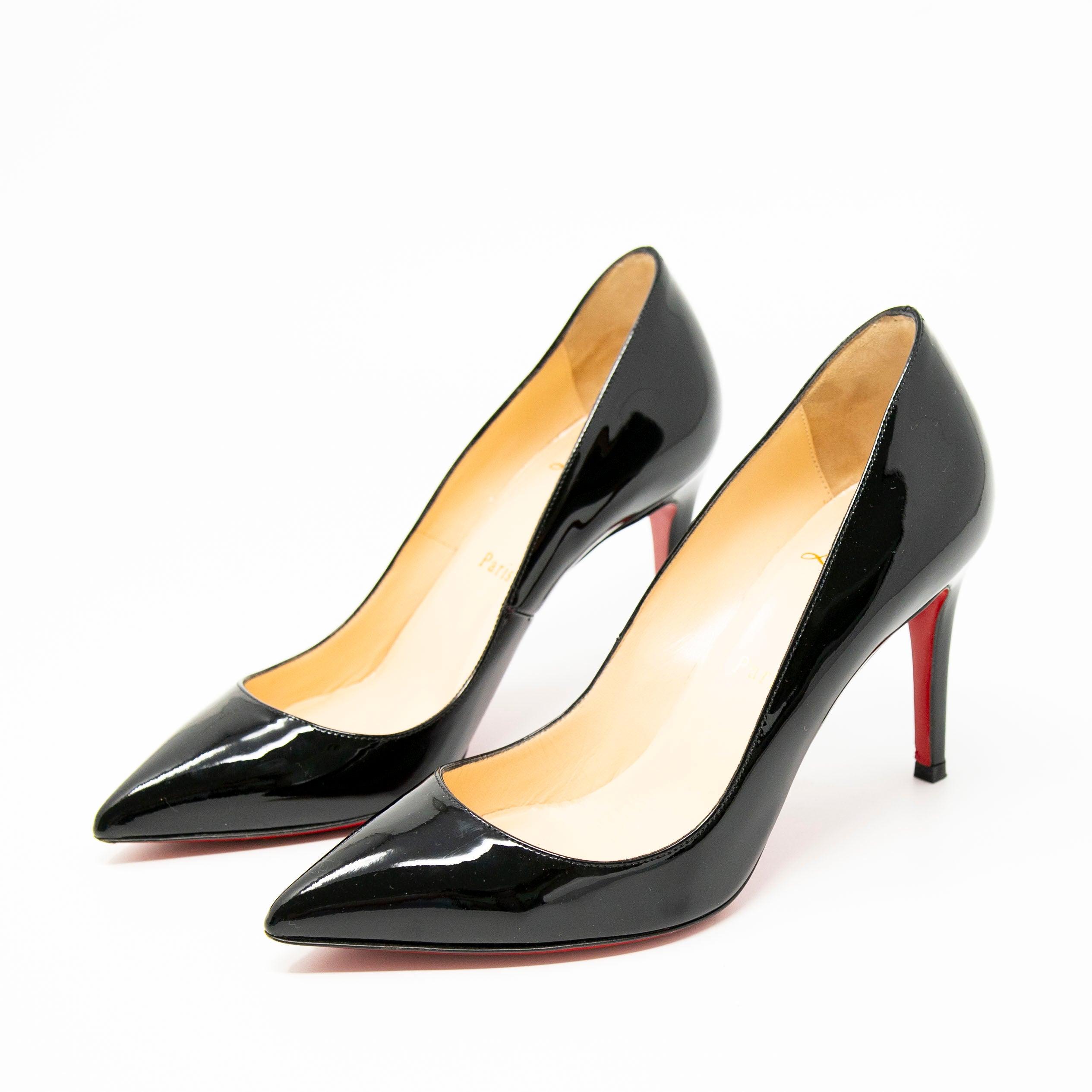 Christian Louboutin Black Pigalle Pumps Size 36 - Women's Classic Pointed Toe High Heels for Party, Wedding & Evening Wear