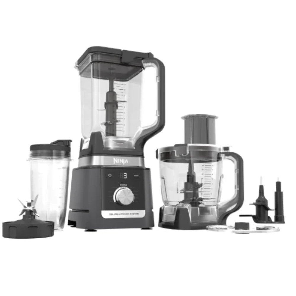 NINJA CCO905KS Deluxe Kitchen System - Certified Refurbished with Home Essentials Warranty | Perfect for Smoothies, Soups & Meal Prep