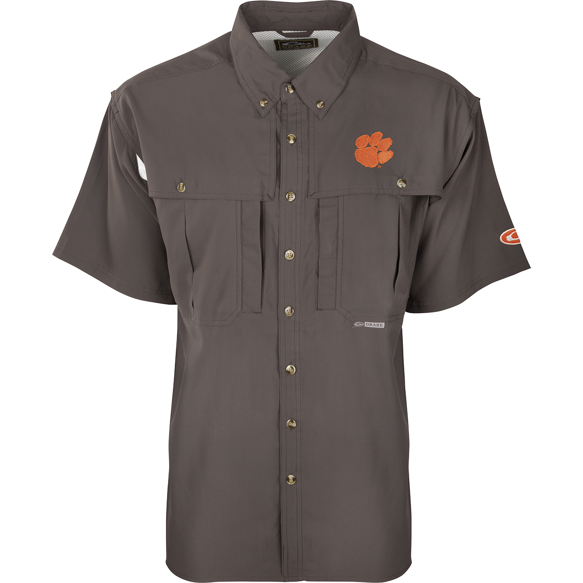 Clemson Flyweight Wingshooter Short Sleeve Shirt - Lightweight Hunting & Outdoor Apparel for Men - Perfect for Summer Hunting, Fishing, and Outdoor Adventures