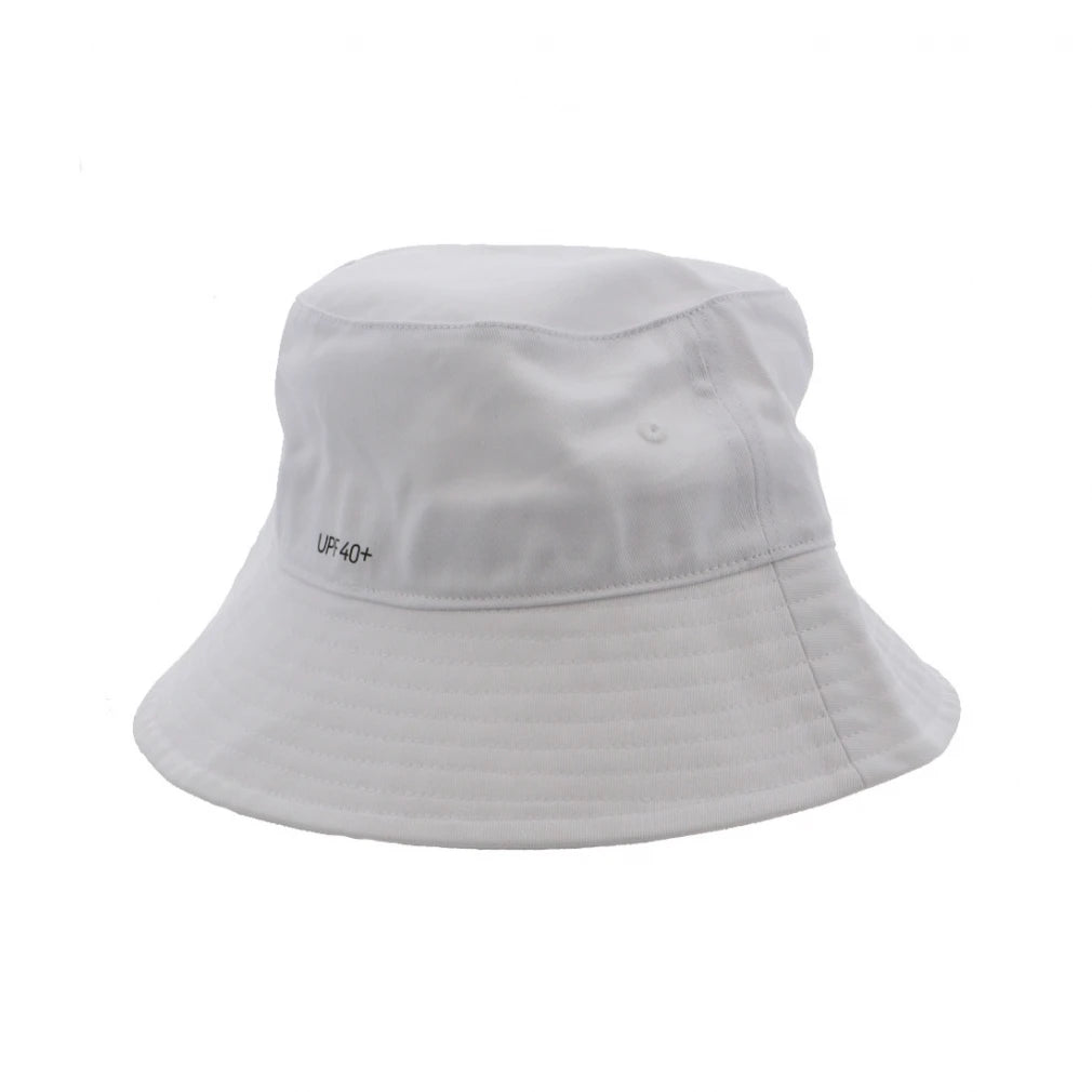 Nike Kids Futura Bucket Hat - White Sun Hat for Boys & Girls - Perfect for Outdoor Play, Beach, and Summer Activities