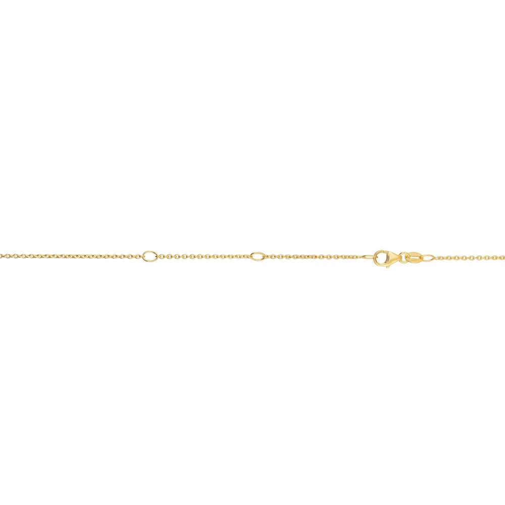 14K Gold 1.2mm Double Extendable Cable Chain Necklace - Adjustable Length 16-20 Inch for Layering or Solo Wear | Perfect for Everyday Jewelry, Gifts & Special Occasions