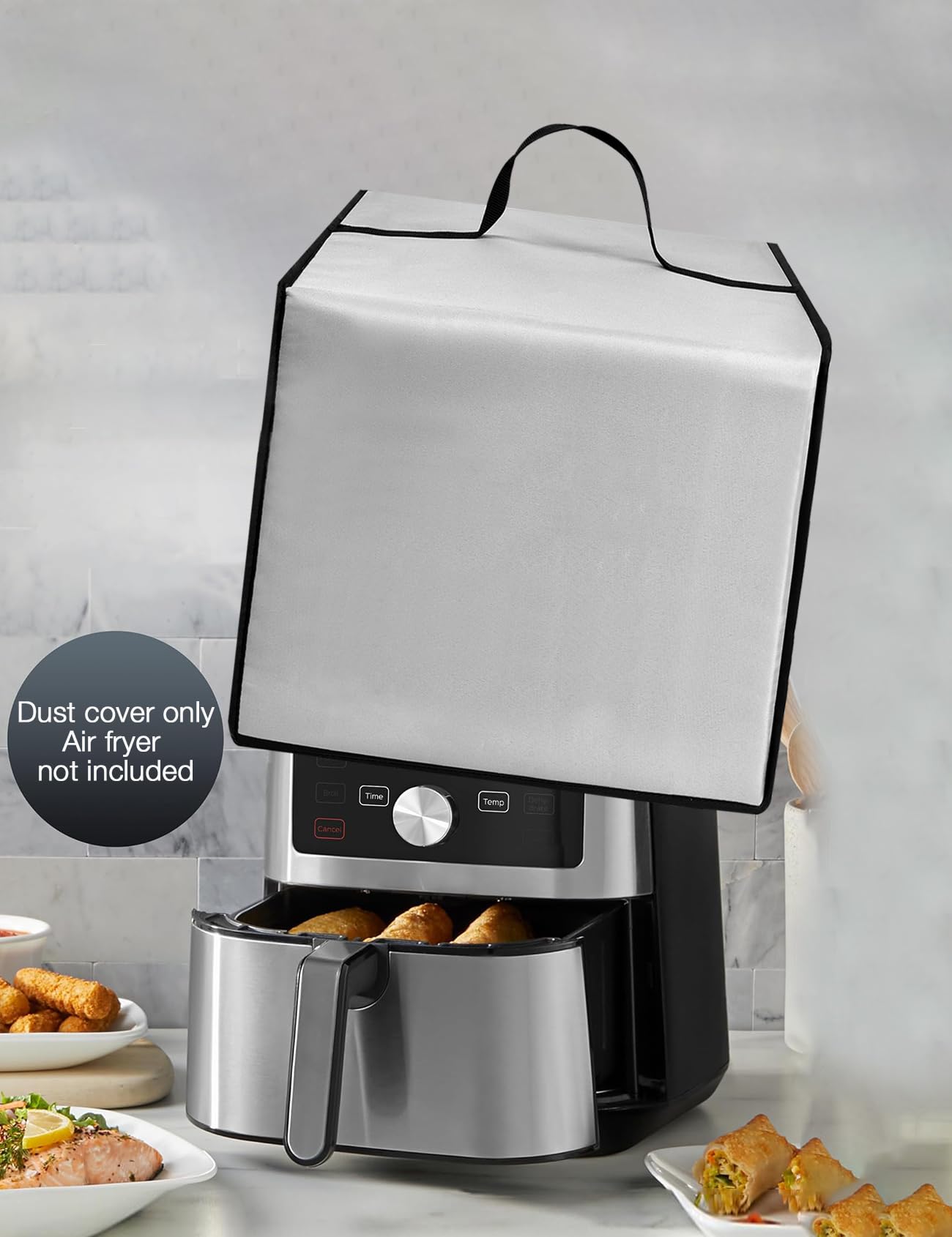 Heat-Resistant Waterproof Nylon Air Fryer Cover for COSORI 6QT & Instant Pot Vortex Plus 6QT XL - Protective Case for Air Fryers & Electric Pressure Cookers - Perfect for Kitchen Storage & Travel Use