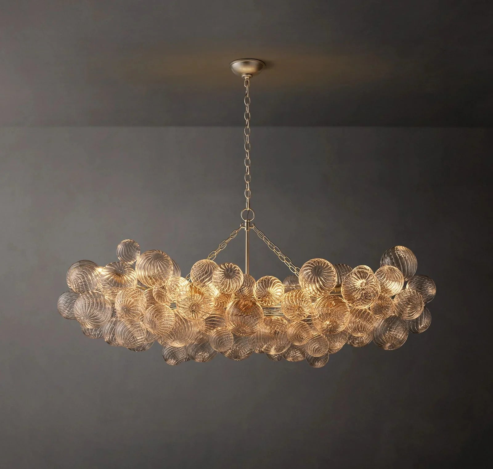 Tammy Linear Glass Ball Chandelier - 63