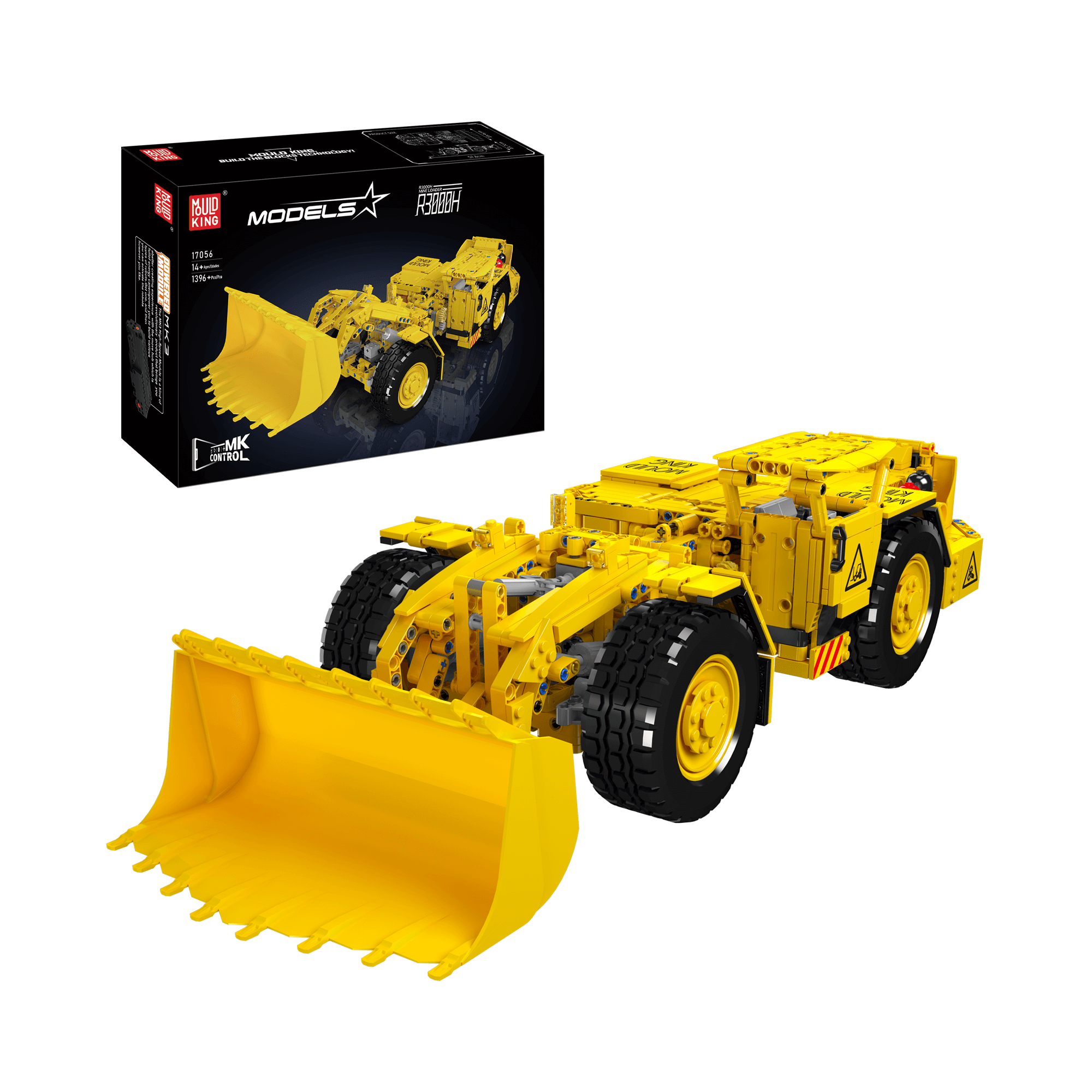 Mould King 17056 R3000H 1,396-Piece Mine Loader Construction Building Set - STEM Educational Toy for Adults & Kids, Perfect for Mining Theme Collections & DIY Engineering Projects