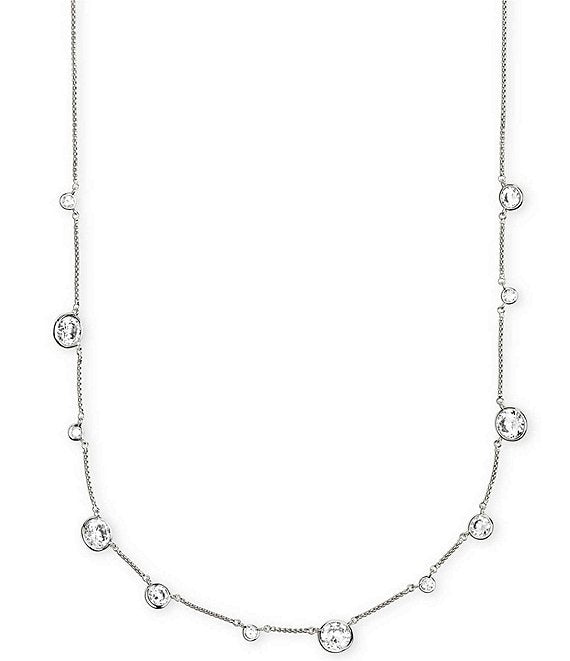 Elegant Silver Clementine Choker Necklace for Women - Perfect for Parties, Date Nights & Special Occasions