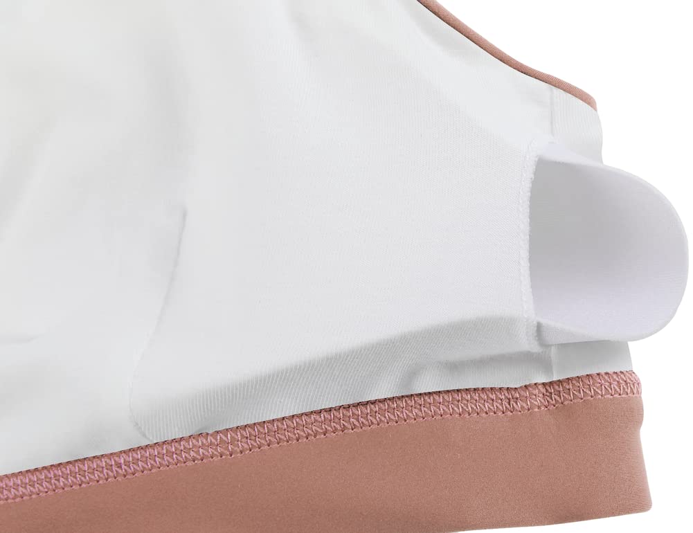 Women's Low Support Padded Sports Bras - Strappy Criss-Cross Back for Yoga & Workout