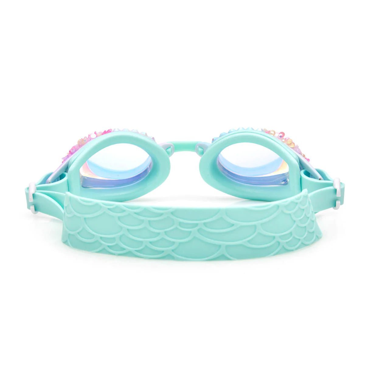 SEABREEZE SEQUIN MERMAID CLASSIC SWIM GOGGLES for Women & Girls - Waterproof UV Protection Swimming Goggles for Pool, Beach, and Competitive Swimming