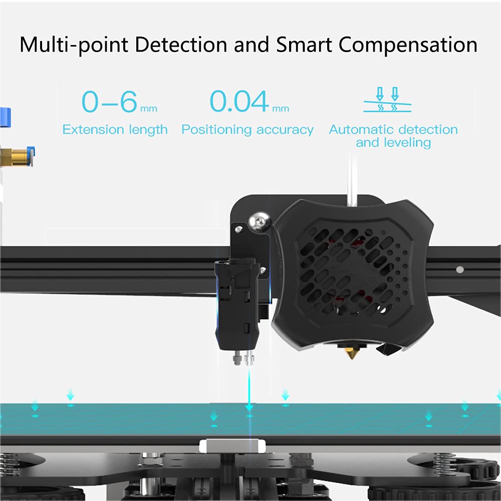 Creality Ender CR Touch Auto Bed Leveling Sensor Kit - Compatible with Ender 3 V2, Ender 3 Pro, Ender 3, Ender 3 Max, Ender 5, Ender 5 Pro (32 Bit V4.2.2/V4.2.7 Mainboard) - Perfect for 3D Printer Precision Leveling & Smooth Printing