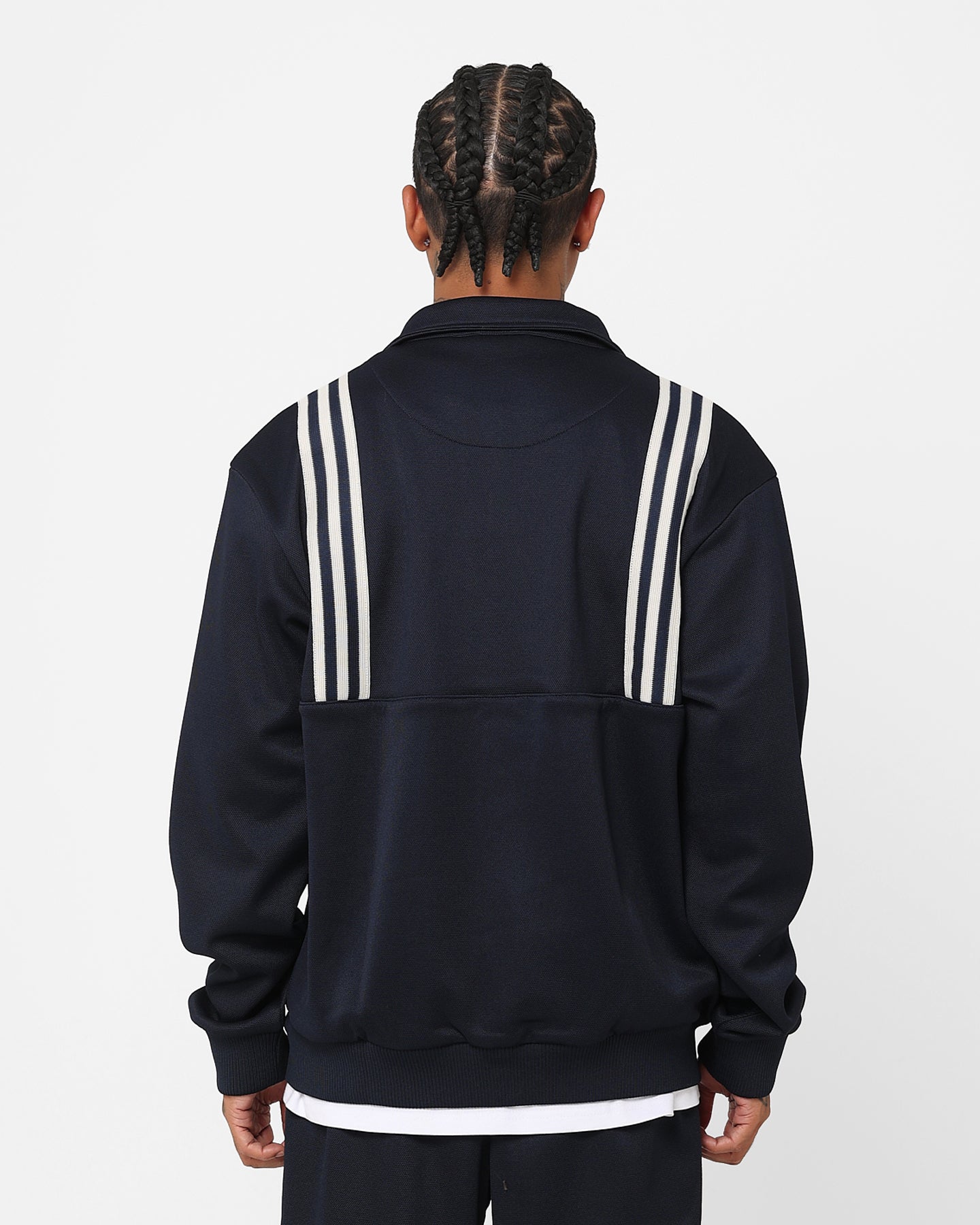 Adidas Adicolor King Top Jacket for Men - Night Indigo Blue Windbreaker with Hood | Outdoor Running, Hiking & Casual Wear