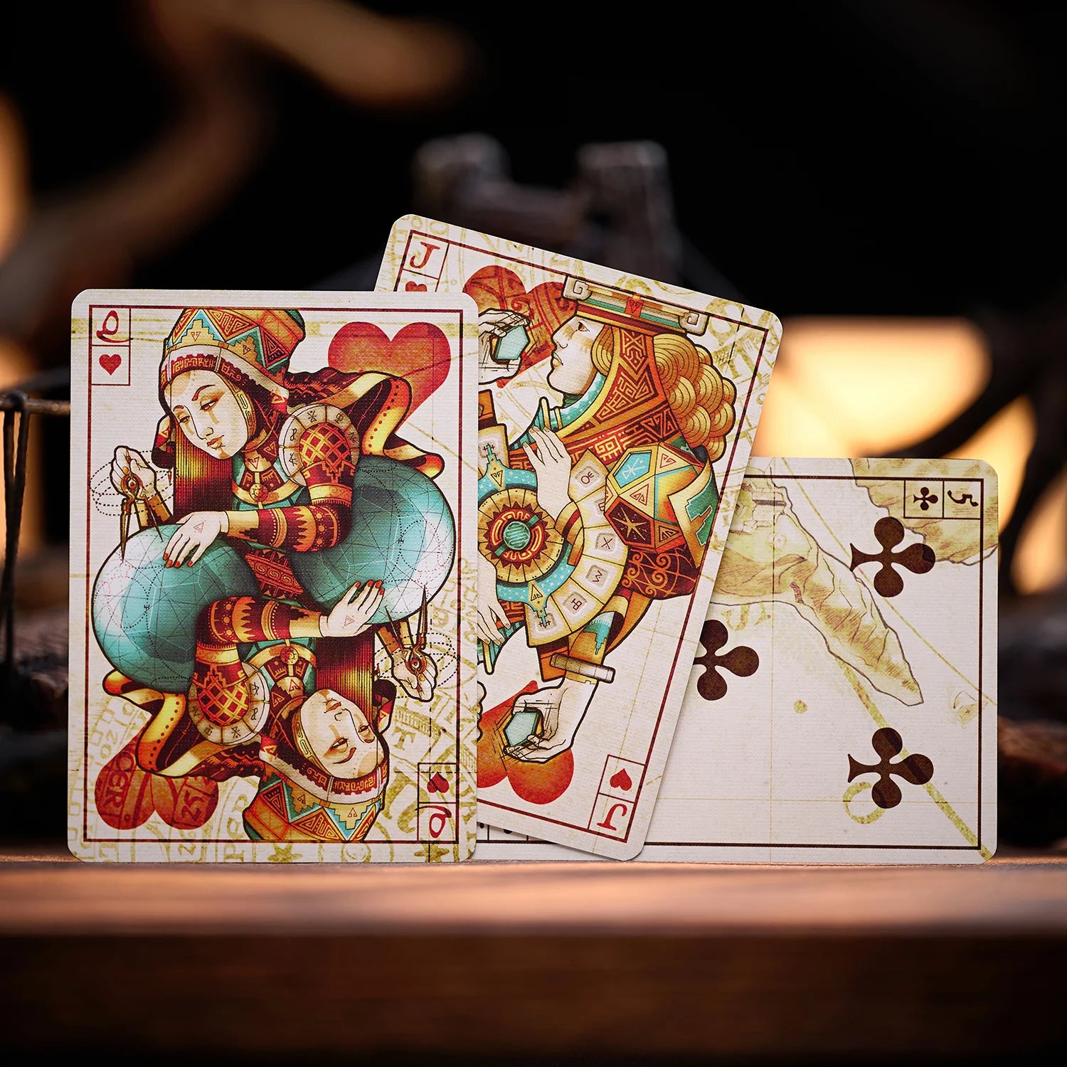 Gibborim Castaways Gilded Eye of the Ocean Playing Cards - Premium Collectible Deck for Card Games, Magic Tricks & Poker Nights - Perfect for Gifts, Game Nights & Travel Entertainment