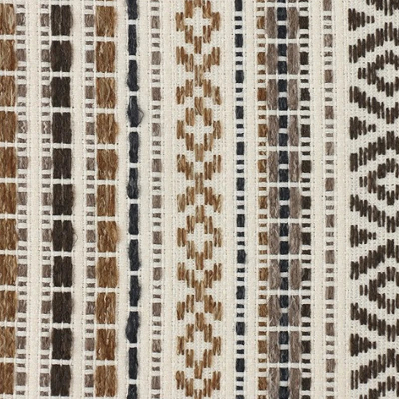 Bohemian Diamond Gingham Jacquard Semi-Sheer Custom Curtains for Living Room, Bedroom & Nursery - Light Filtering Window Drapes with Elegant Floral Design