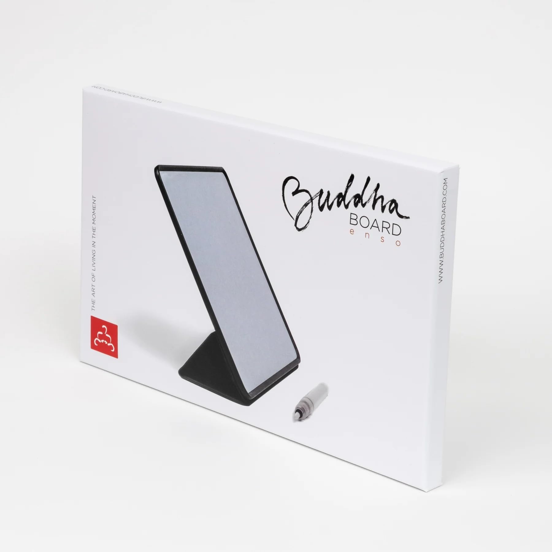 Buddha Board - Portable Zen Water Art Canvas with Brush | Reusable Drawing Board for Meditation & Stress Relief | Perfect for Mindfulness Practice, Office Desk Decor, and Creative Relaxation