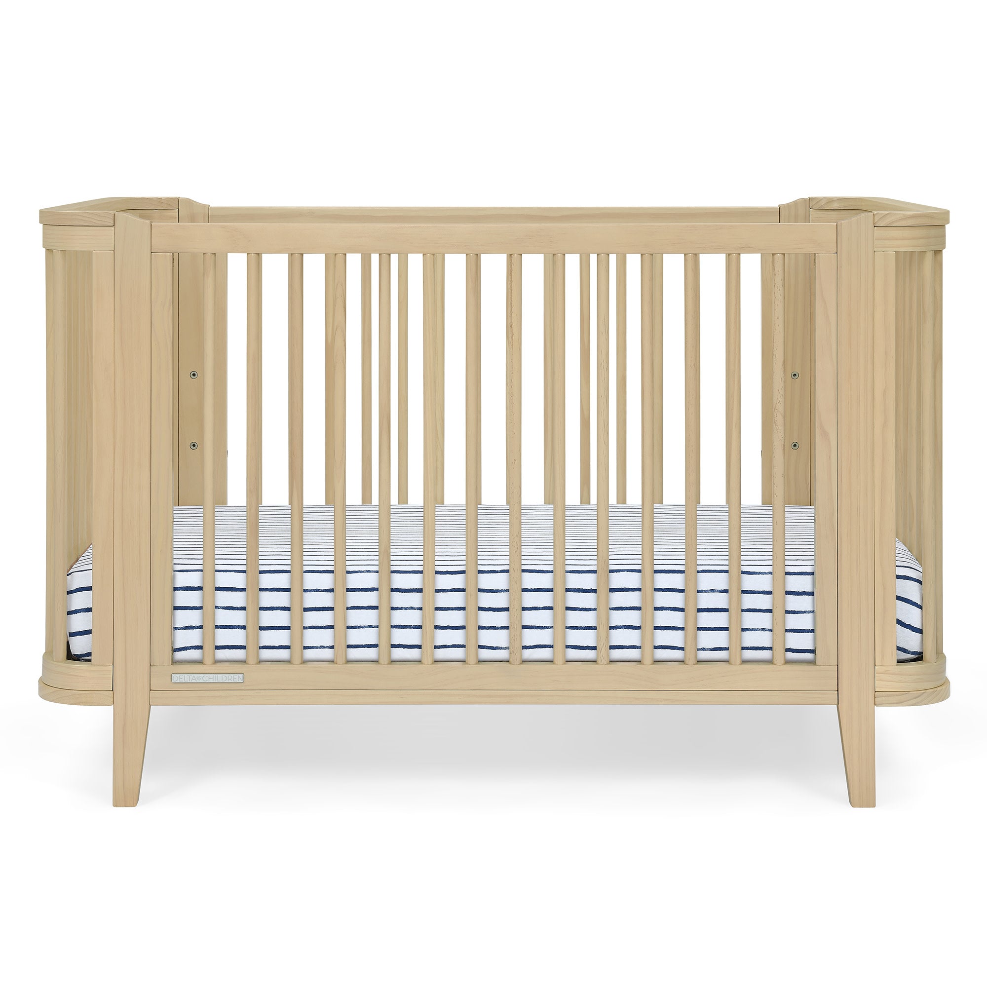 Noah 4-in-1 Convertible Baby Crib - Toddler Bed, Daybed & Full-Size Bed Conversion - Safe Nursery Furniture for Newborns to Teens - Perfect for Bedrooms, Daycare & Guest Rooms