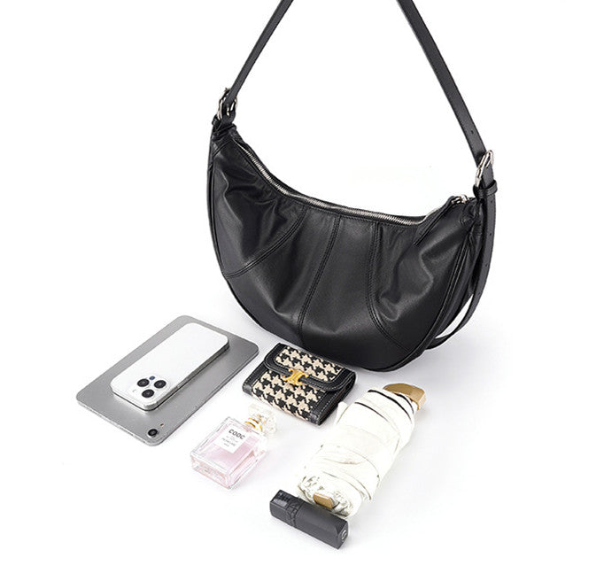 Stylish Crescent Shoulder Bag for Women - Fashionable Crossbody Purse with Adjustable Strap - Perfect for Work, Travel & Everyday Use