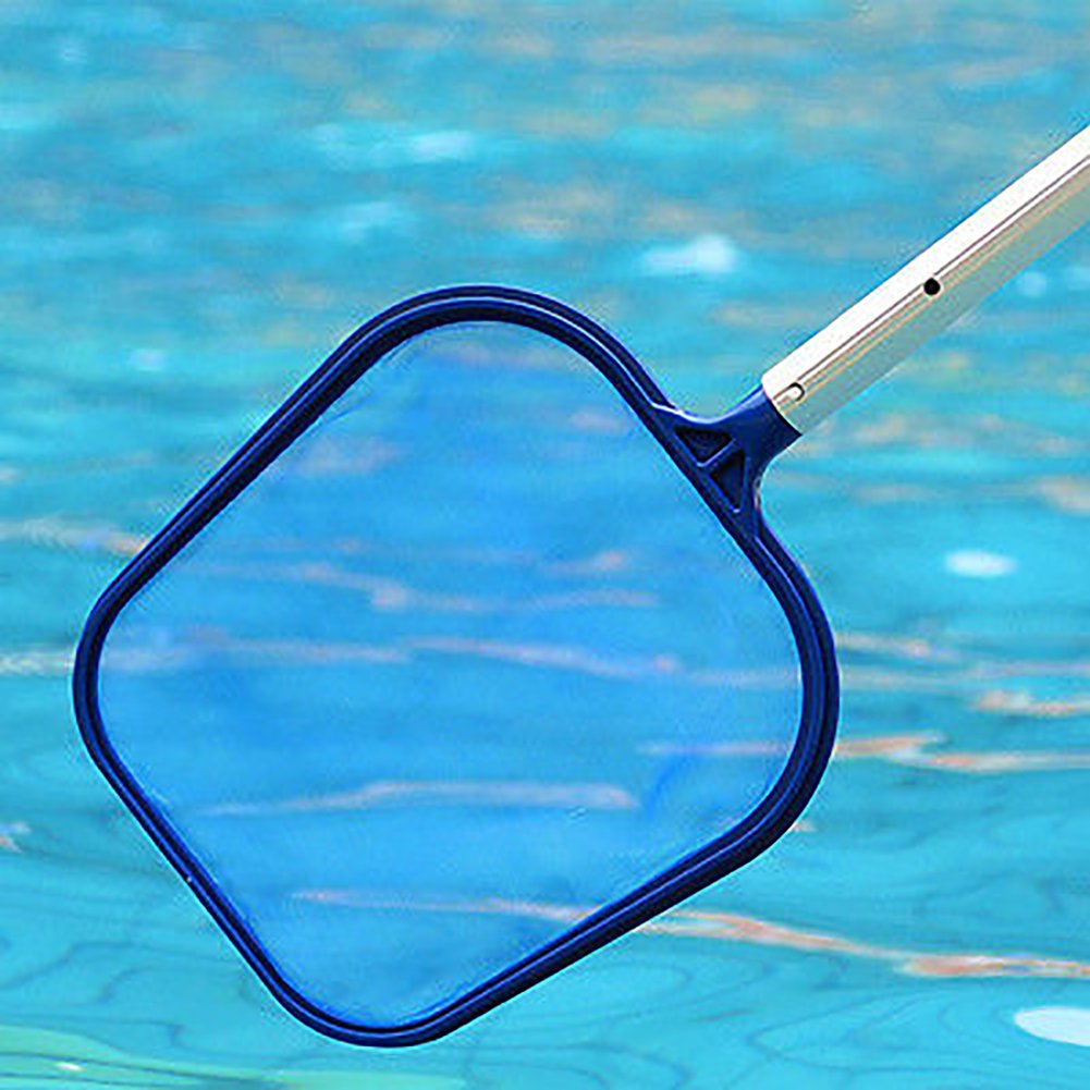Professional Pool Skimmer Net with Deep Mesh Bag - Heavy Duty Leaf Rake for Swimming Pools, Spas & Fountains - Durable Handheld Cleaning Tool for Leaves, Debris & Trash Removal - Perfect for Backyard Pool Maintenance & Water Feature Cleaning