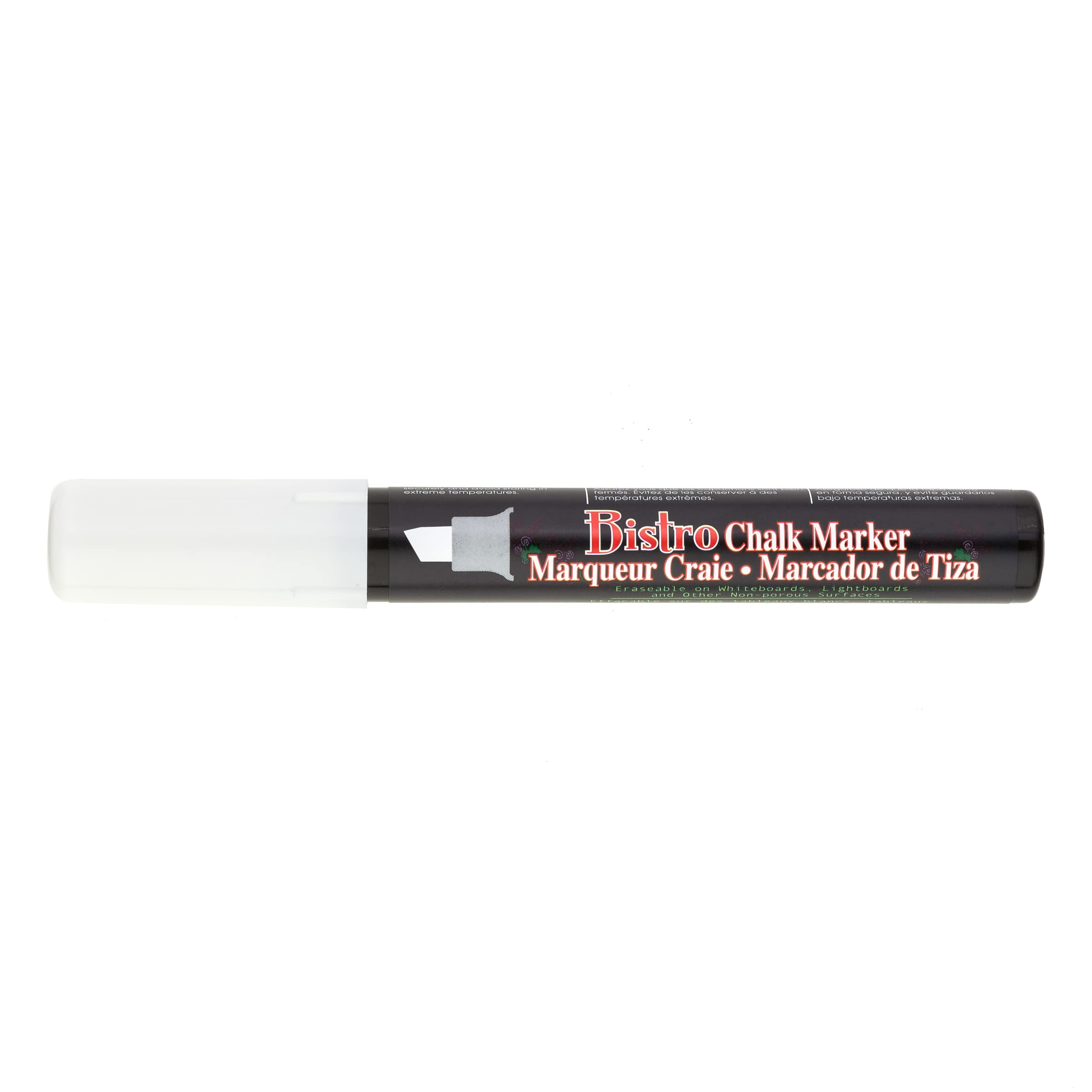 Marvy Uchida White Chisel Tip Chalk Marker - Premium Dry Erase Markers for Chalkboards, Glass, Windows & Signs | Ideal for Restaurants, Cafes, Classrooms & DIY Projects