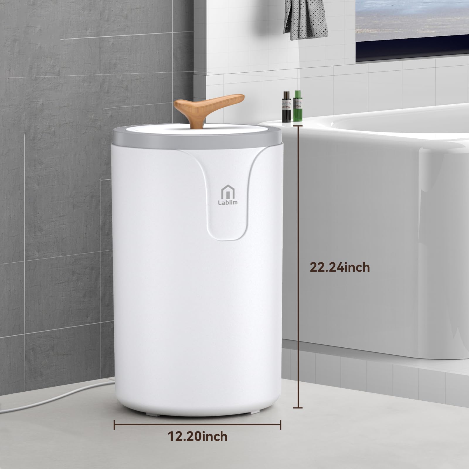 Premium Heated Towel Warmer for Bathroom & Spa - 20L Large Capacity Fast Warming Bucket for Towels, Robes & Blankets - Perfect Winter Gift for Home Luxury & Cozy Comfort