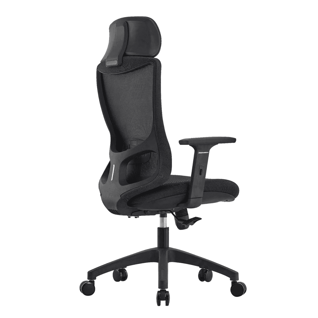Ergonomic Mesh Office Chair with Lumbar Support - Adjustable Height Swivel Task Chair for Home & Office Workspaces - Perfect for Long Hours of Sitting, Gaming, and Remote Work