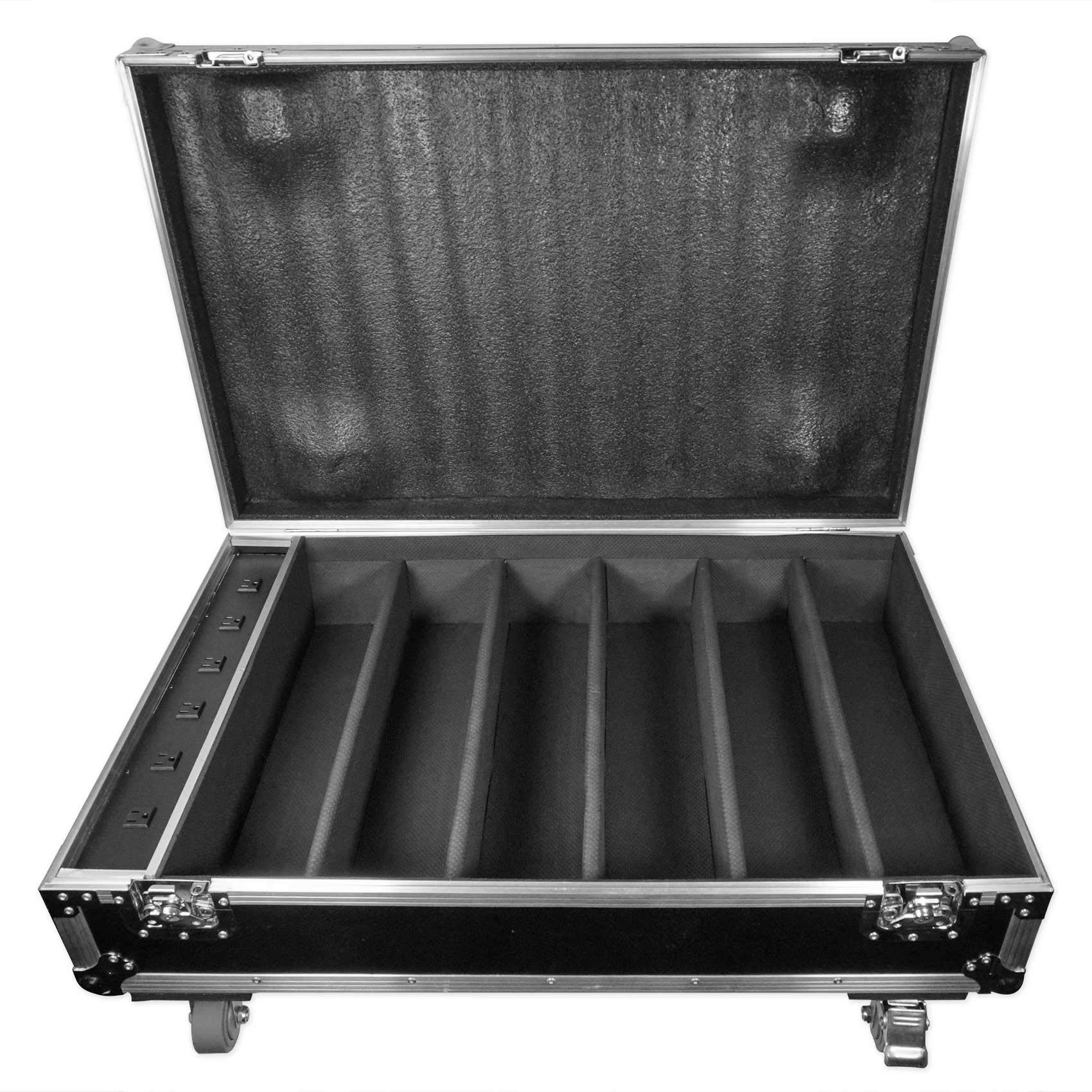 Rockville Charge Strip 60 Charging Case - Compatible with 6 Best Strip 60 LED Lights & Similar Models | Perfect for DJ Equipment, Stage Lighting & Home Studio Setup