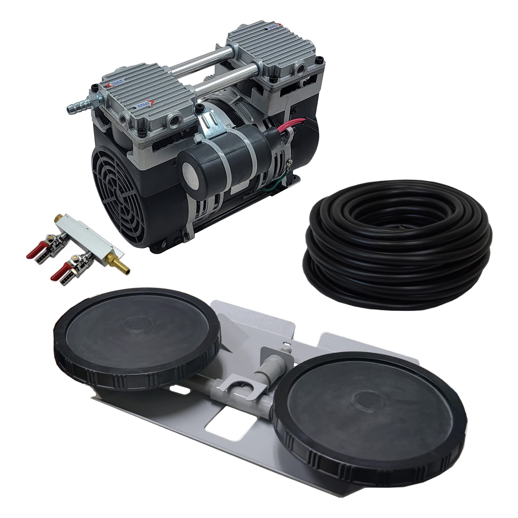 Pro Aeration System MAX for Ponds & Lakes up to 2 Acres | 1HP Kit | Oxygenates Water | Improves Fish Health | Perfect for Large Water Gardens, Fishing Ponds & Lake Maintenance