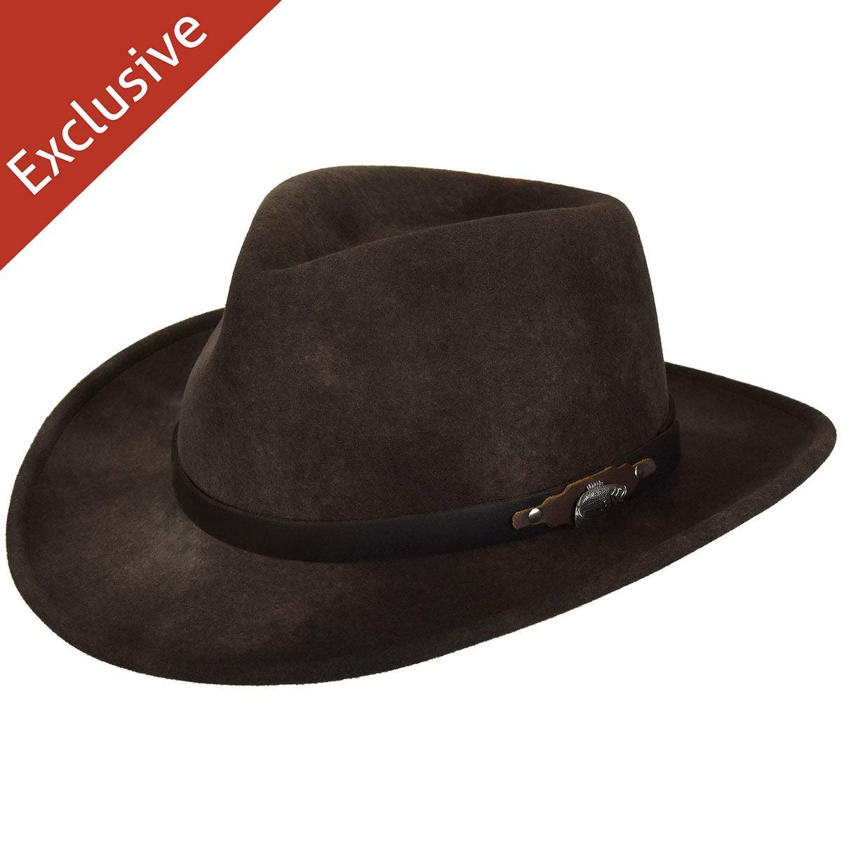 Men's Outback Gadabout Hat - Stylish & Durable Wide Brim Sun Hat for Outdoor Adventures, Hiking, and Travel - Hats.com Exclusive
