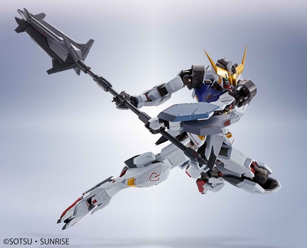 Bandai Metal Robot Spirits Gundam Iron Blooded Orphans ASW-G-08 Gundam Barbatos (1st-4th Form) Action Figure - High-Quality Collectible Model Kit for Anime Fans & Display | Perfect for Home Decor, Office Display & Gundam Collections
