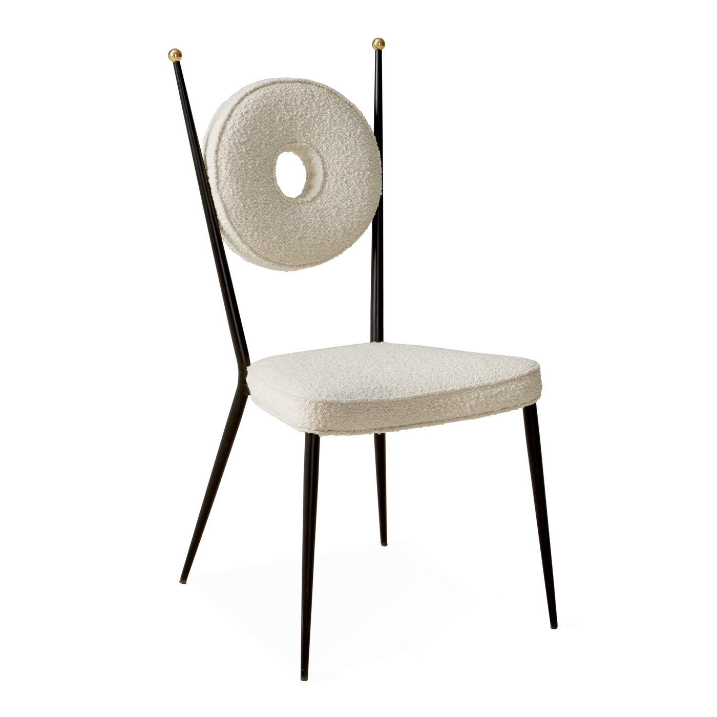 Rondo Dining Chair - Modern Wooden Dining Room Chair with Upholstered Seat - Perfect for Kitchen, Dining Room, and Home Decor